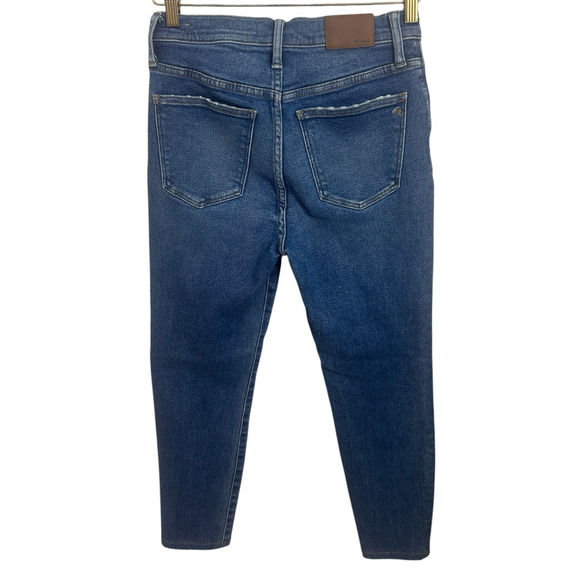 Madewell 9" Mid-Rise Skinny Jeans Pearson Wash Sz 28 Stretch Ankle 25" Inseam - Picture 10 of 11